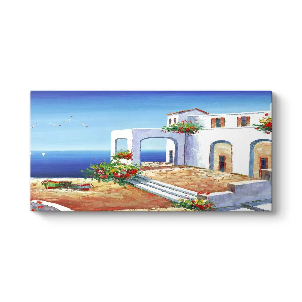 Santorini Manzara Tablosu - Model 5